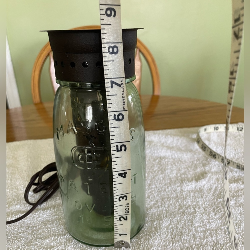 Glass Mason Jar Electric Fragrance Warmer - Picture 5 of 16